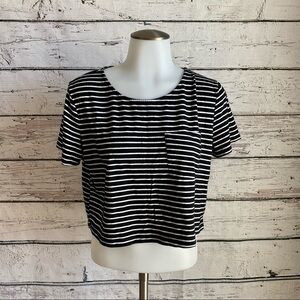 Striped Glamorous crop top